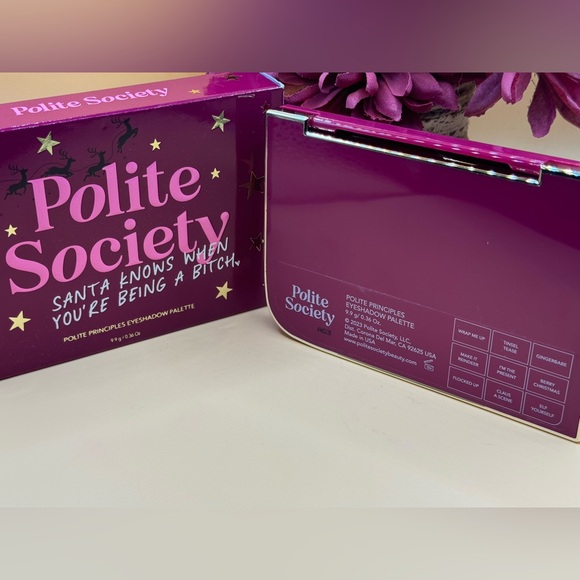 Nib polite society SANTA KNOWs 😉 eyeshadow palette - Picture 5 of 6